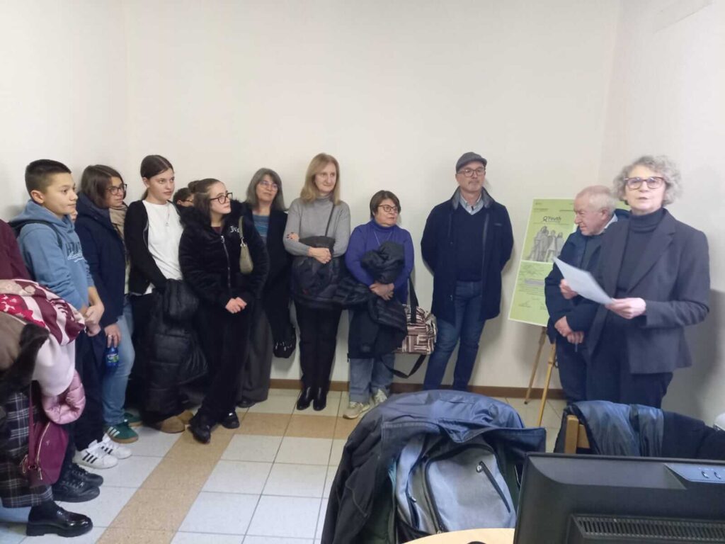 Interni del Centro di Aggregazione Youthspace Stefenia Fecchio, Vicesindaco Alessi, Sindaco di Rovescala